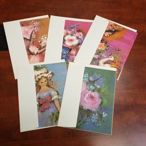 Vintage 70's Greeting Cards (5-Cards)